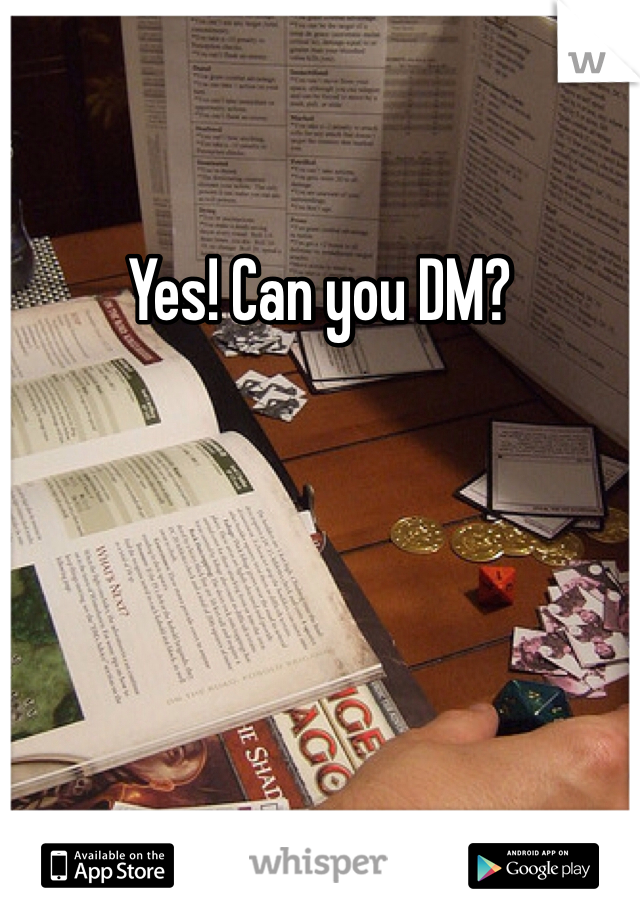 Yes! Can you DM? 