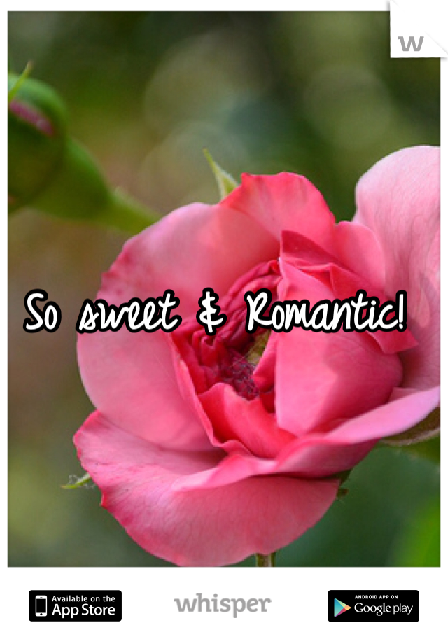 So sweet & Romantic! 