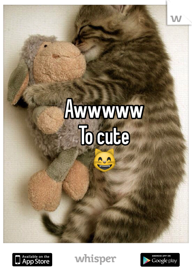 Awwwww 
To cute
😸