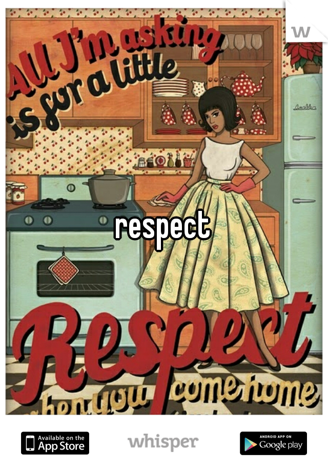 respect