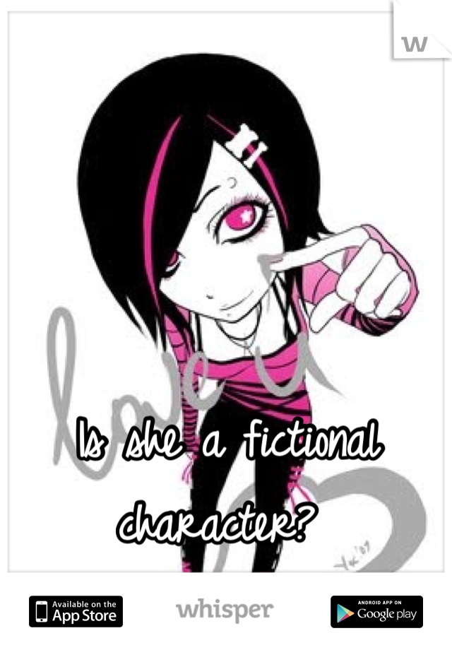Is she a fictional character? 