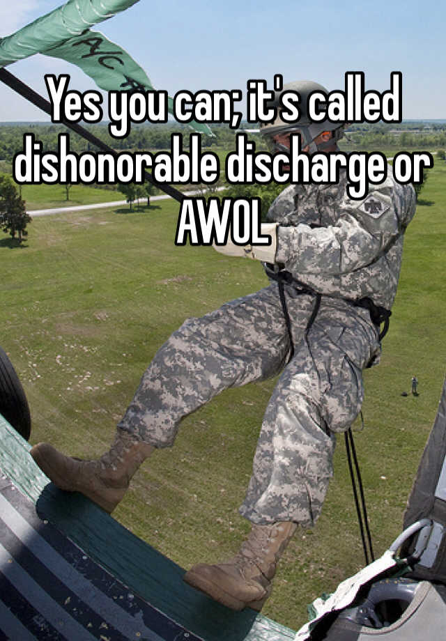 yes-you-can-it-s-called-dishonorable-discharge-or-awol