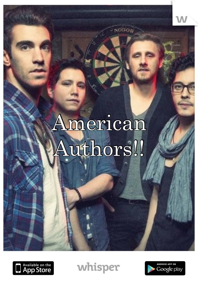 American Authors!!