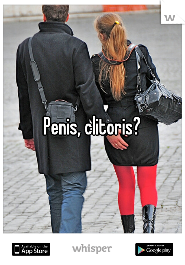Penis, clitoris?