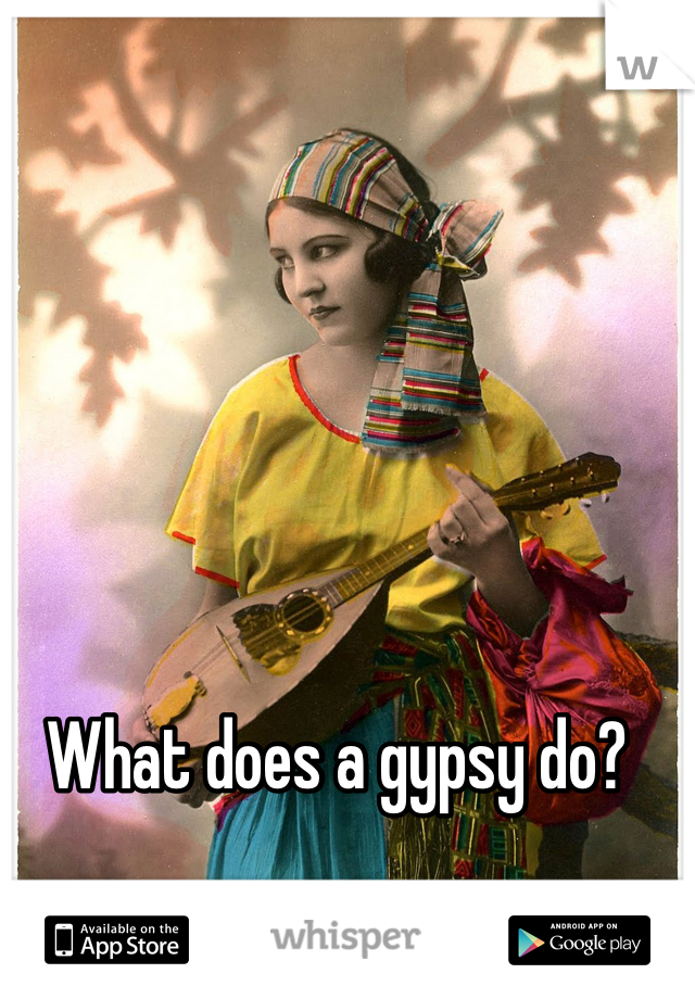 What does a gypsy do?