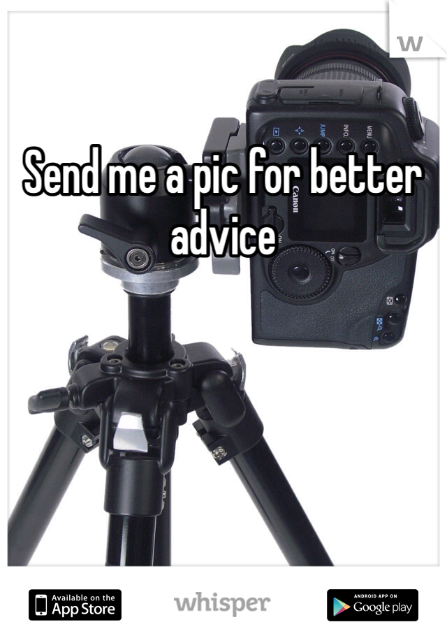 Send me a pic for better advice 