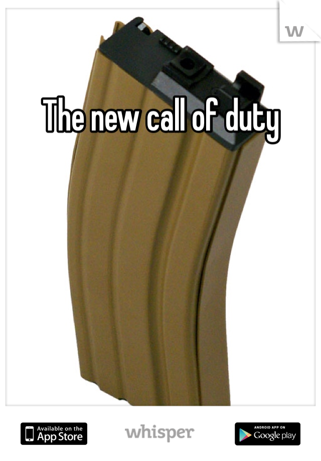 The new call of duty