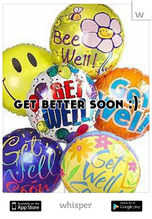 get better soon :)