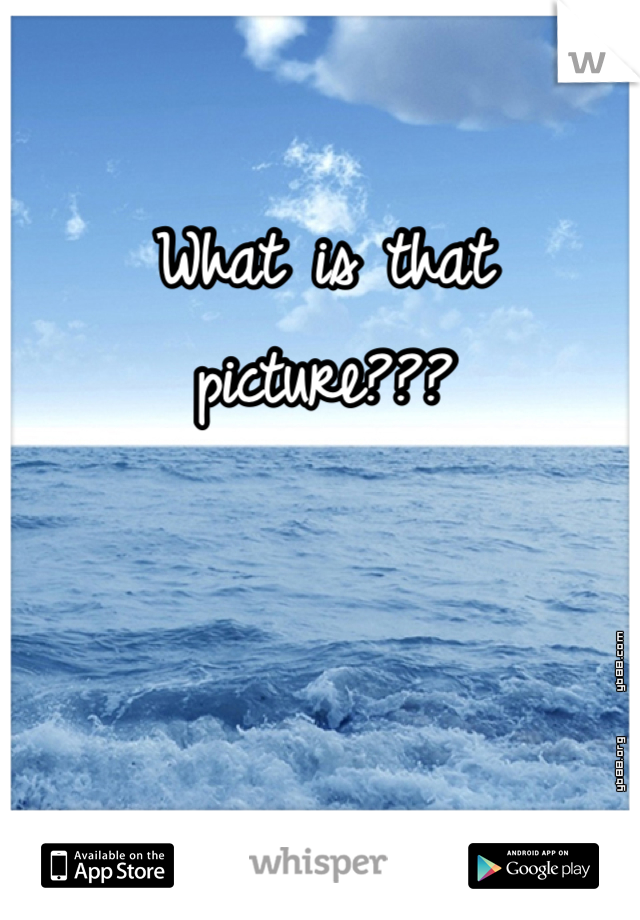 What is that picture???