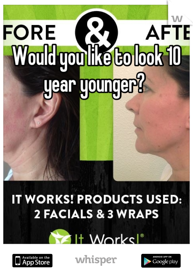 Would you like to look 10 year younger? 