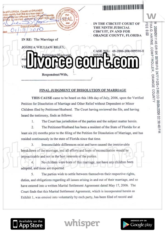 Divorce court.com