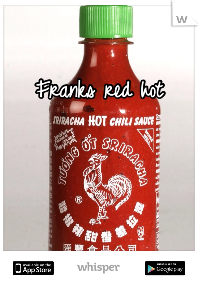 Franks red hot 