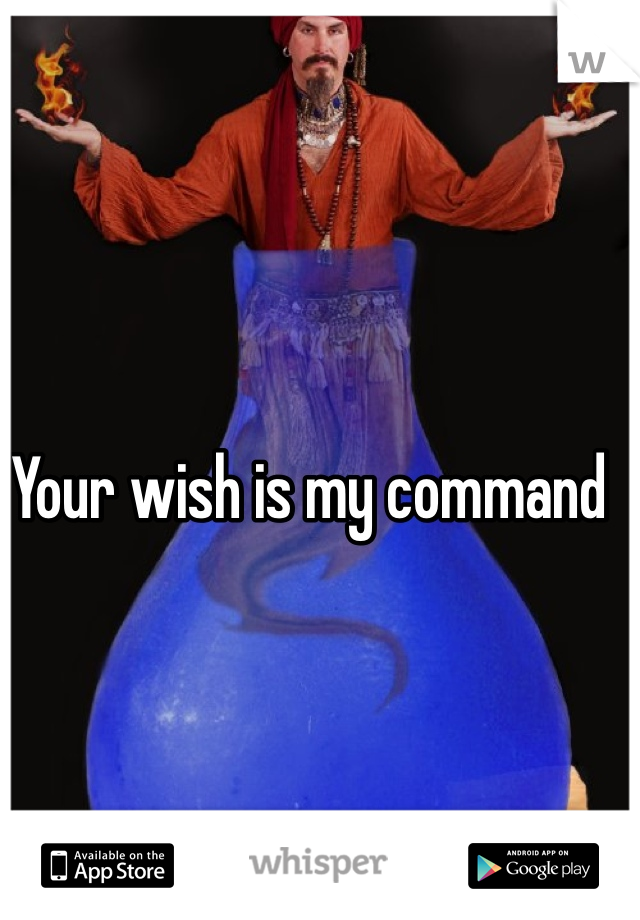 Your wish is my command