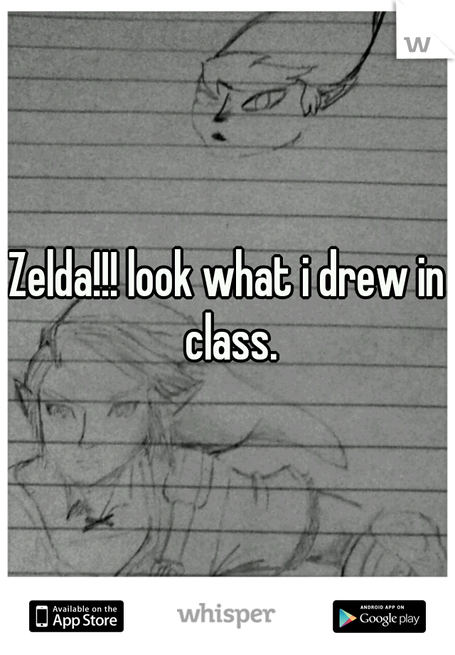 Zelda!!! look what i drew in class.