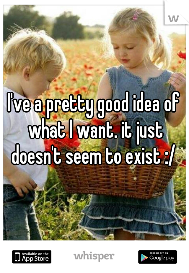 I've a pretty good idea of what I want. it just doesn't seem to exist :/ 