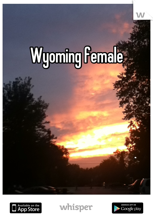 Wyoming female