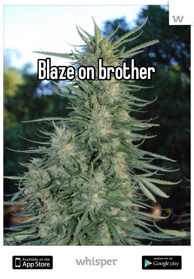 Blaze on brother