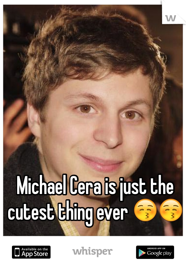 Michael Cera is just the cutest thing ever 😚😚