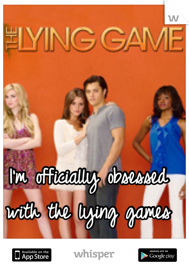 I'm officially obsessed with the lying games
 