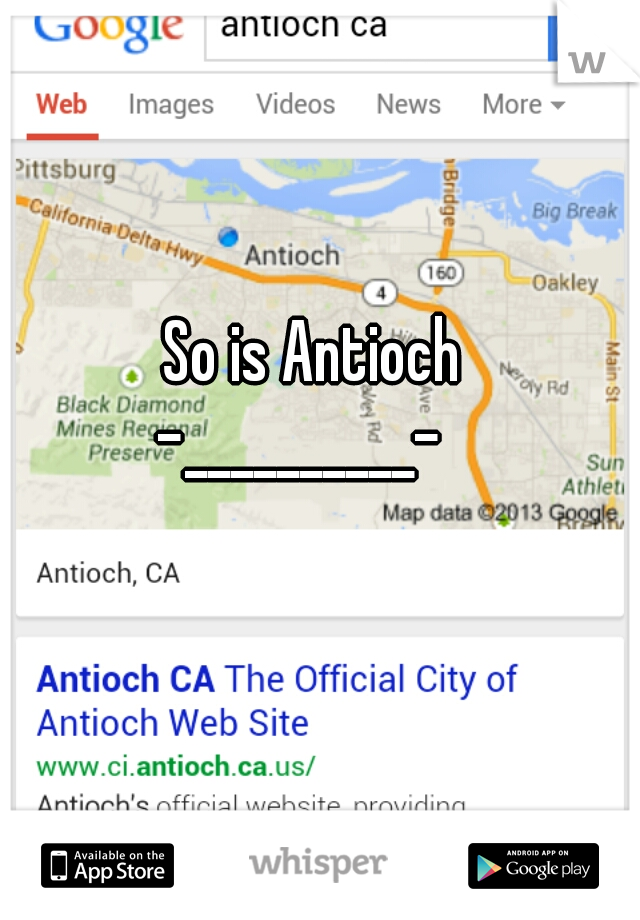 So is Antioch  
-__________-    
