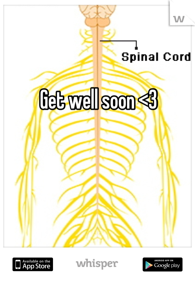 Get well soon <3