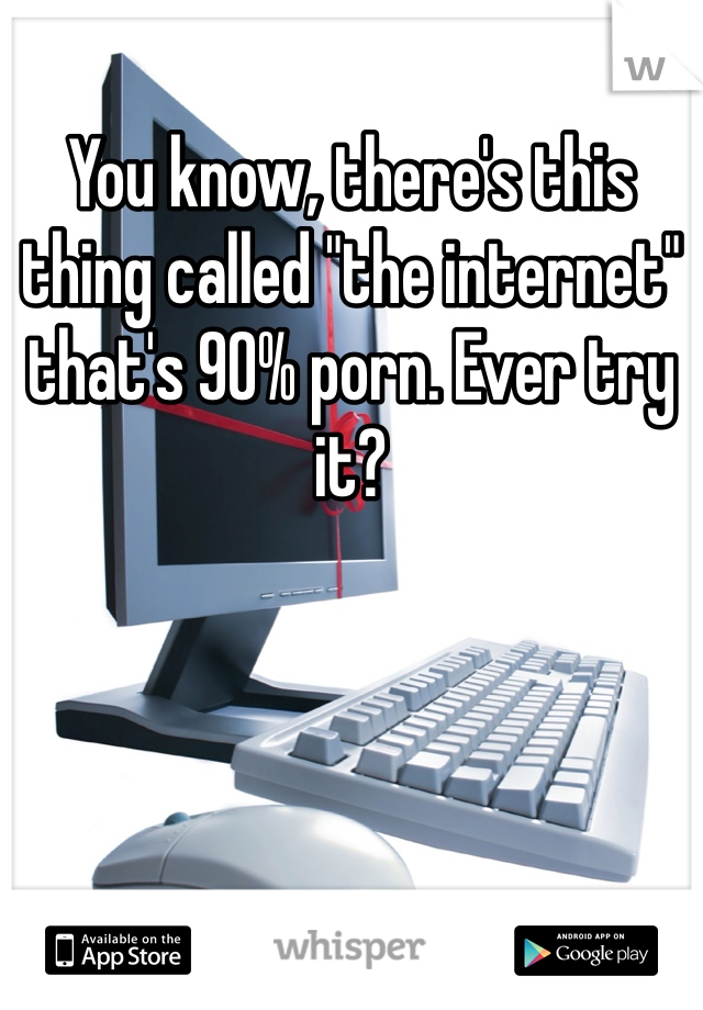 You know, there's this thing called "the internet" that's 90% porn. Ever try it?