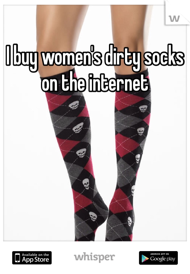 I buy women's dirty socks on the internet 