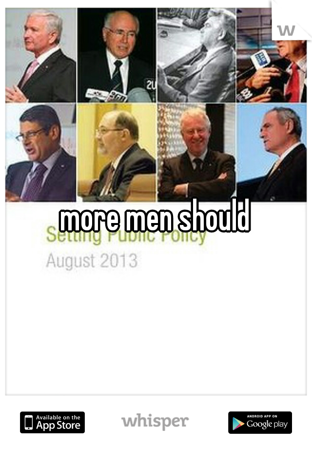 more men should