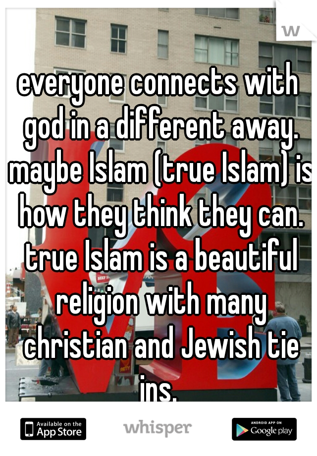 everyone connects with god in a different away. maybe Islam (true Islam) is how they think they can. true Islam is a beautiful religion with many christian and Jewish tie ins. 