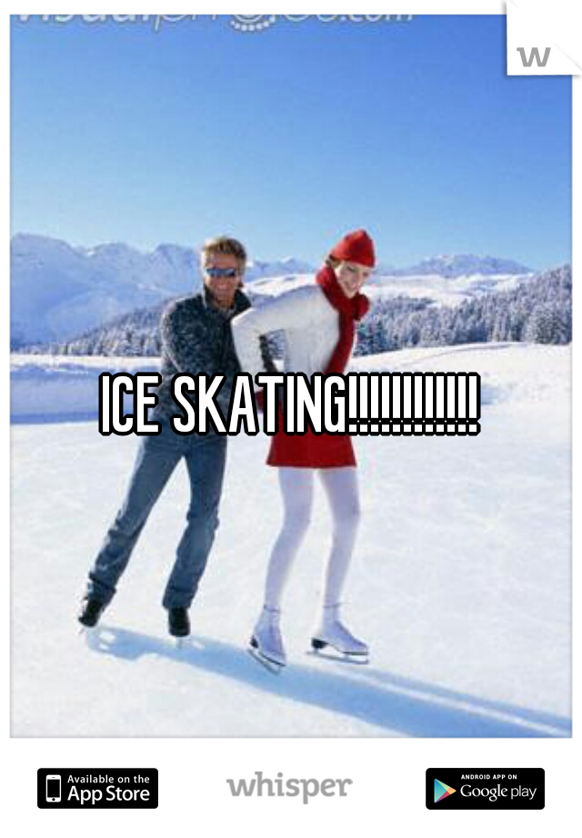 ICE SKATING!!!!!!!!!!!!