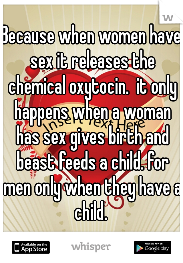 sex and oxytocin