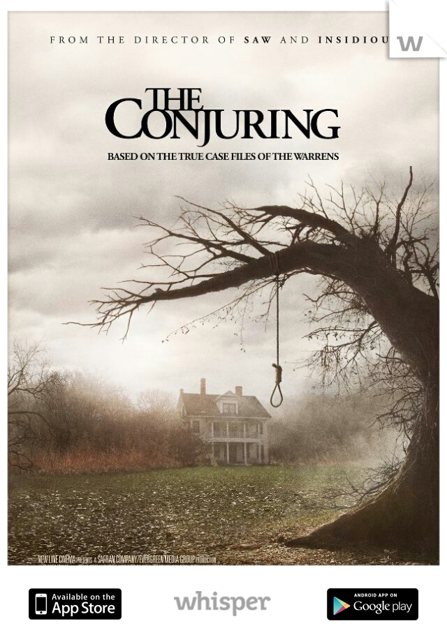 about to watch the conjuring by myself....im scared