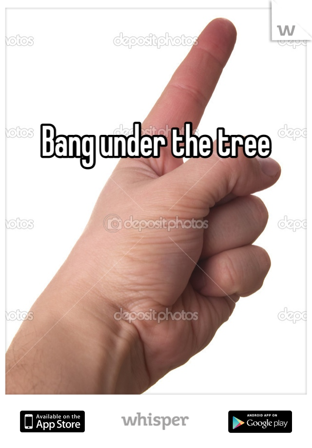 Bang under the tree