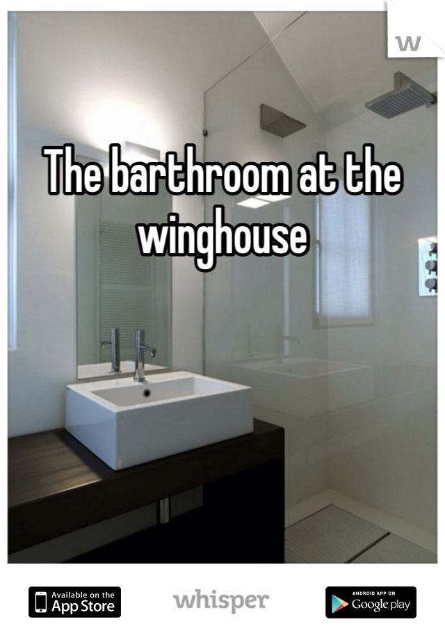 The barthroom at the winghouse