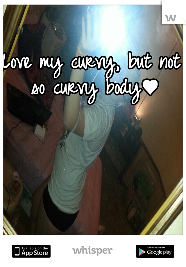 Love my curvy, but not so curvy body♥