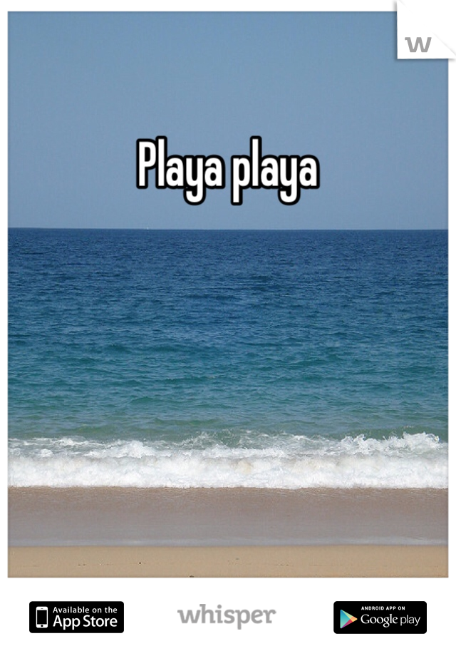 Playa playa