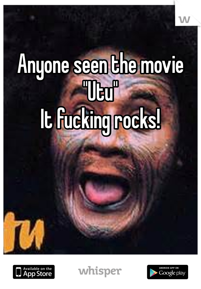 Anyone seen the movie
"Utu"
It fucking rocks!