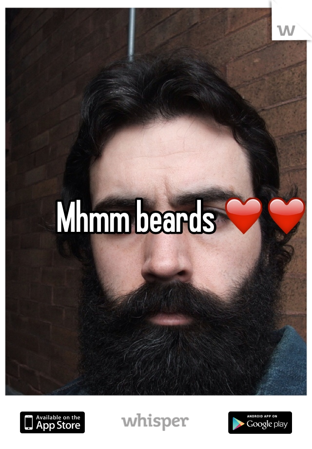 Mhmm beards ❤️❤️