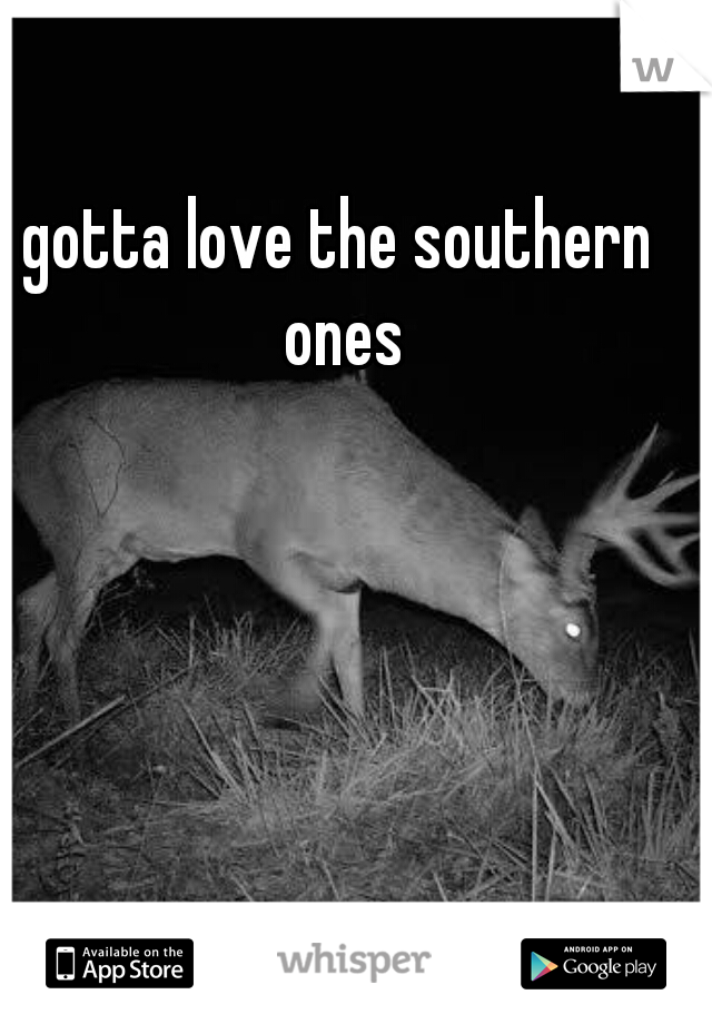 gotta love the southern ones