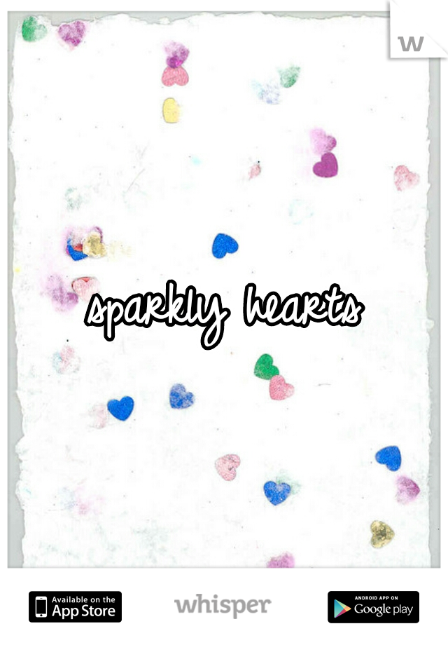 sparkly hearts