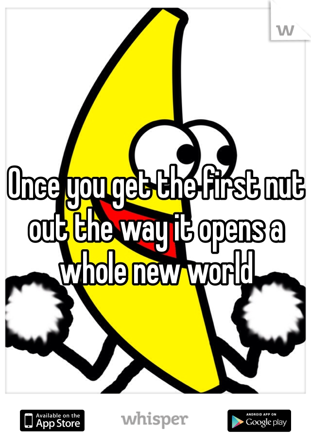 Once you get the first nut out the way it opens a whole new world 