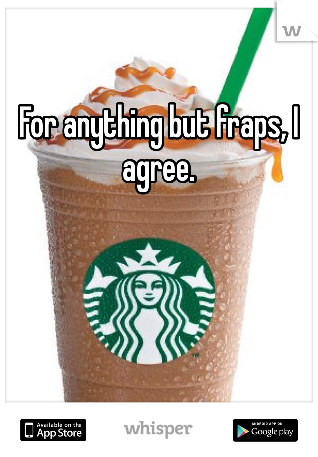 For anything but fraps, I agree.  