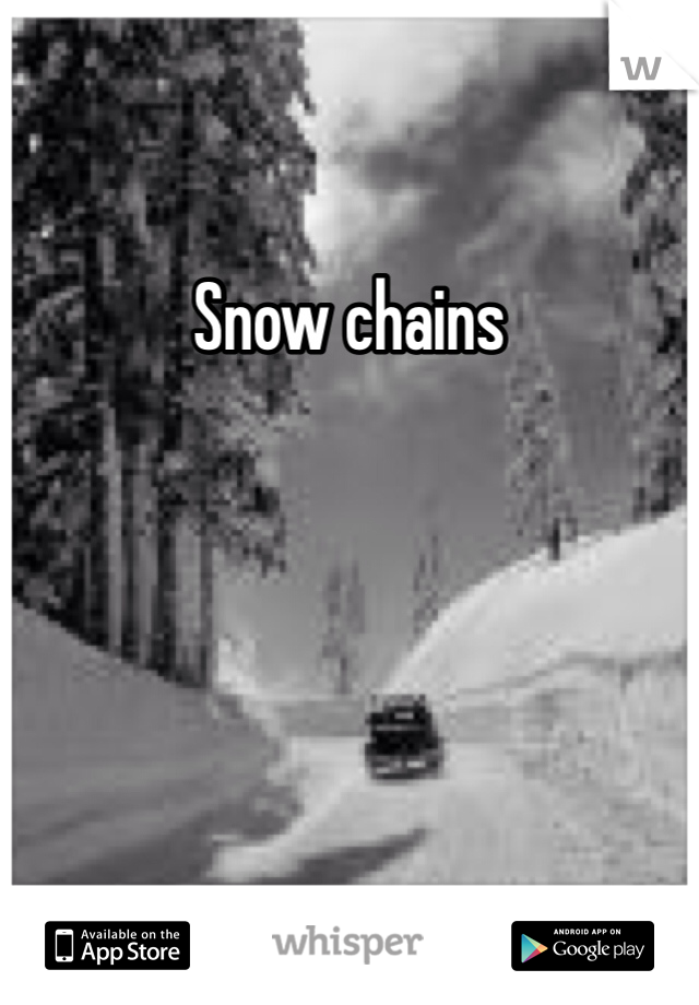 Snow chains 
