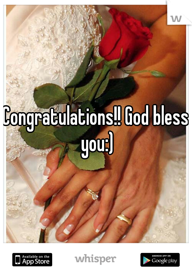 Congratulations!! God bless you:)