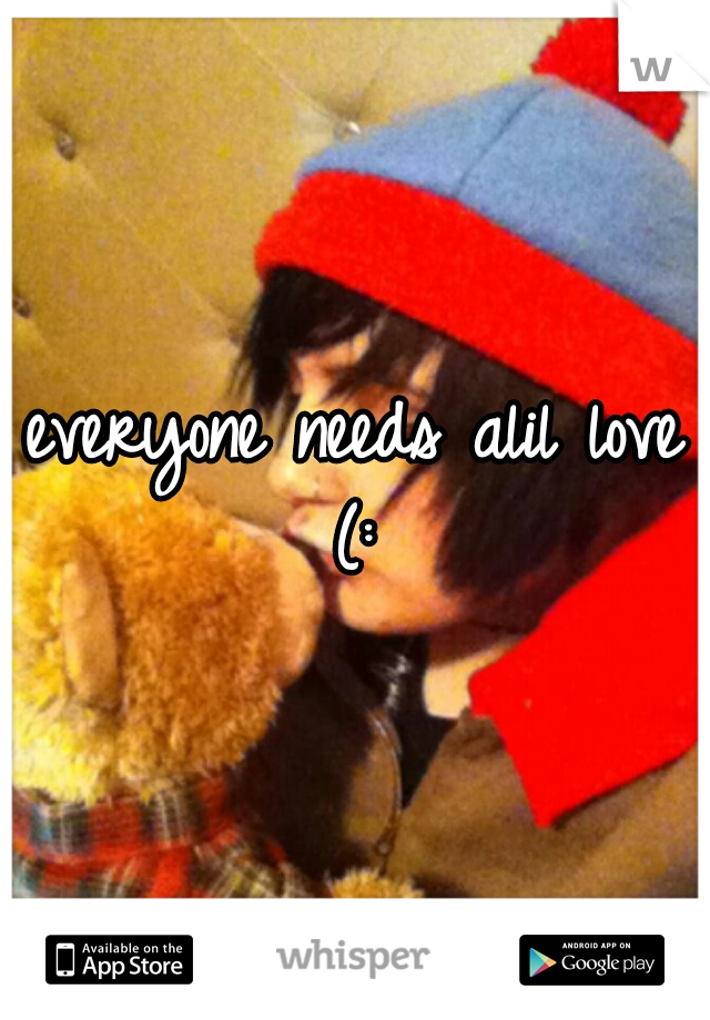 everyone needs alil love (: 
 