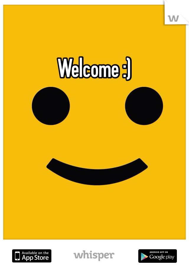 Welcome :) 