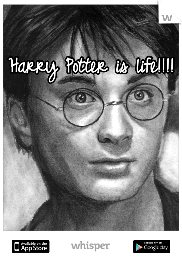 Harry Potter is life!!!!