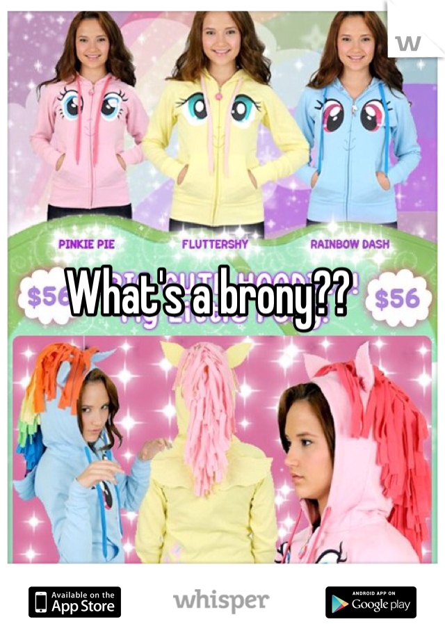What's a brony??