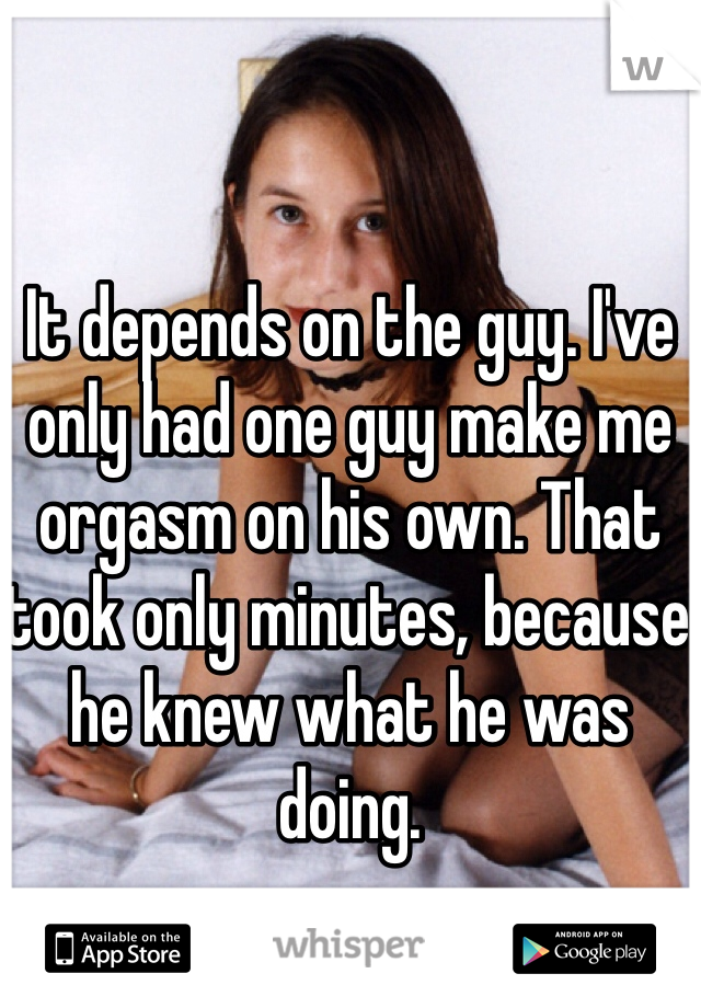 Own his orgasm