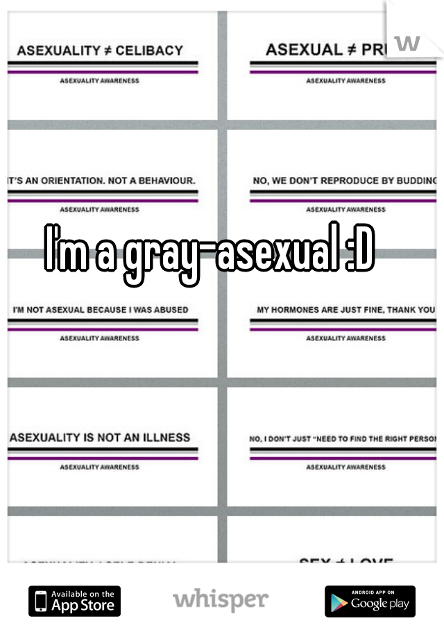 I'm a gray-asexual :D